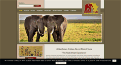 Desktop Screenshot of elefant-tours.de