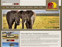 Tablet Screenshot of elefant-tours.com